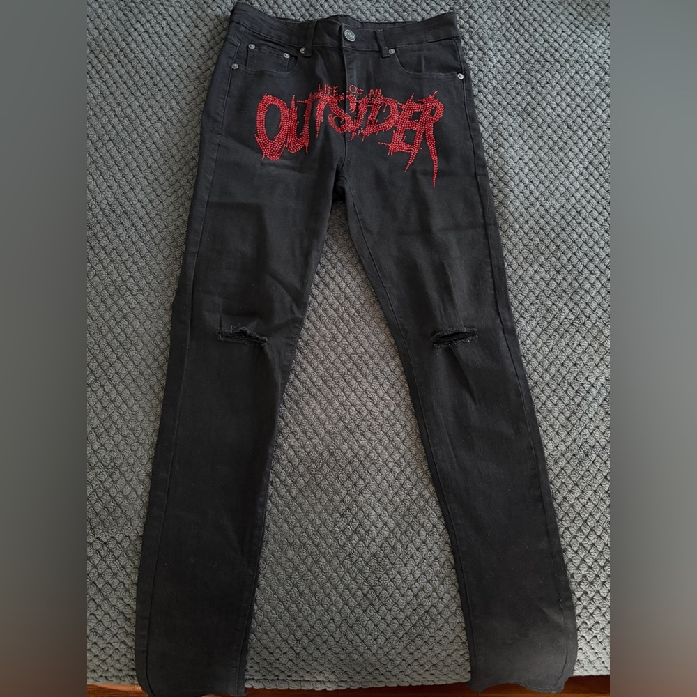 Life Of An Outsider Black jeans